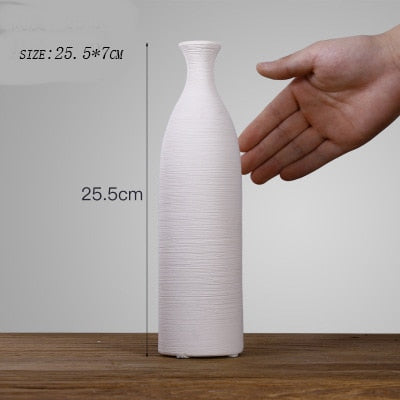 Modern Minimalist Ceramic Flower Vase
