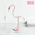 Pink Flamingo Shape Glass Vase