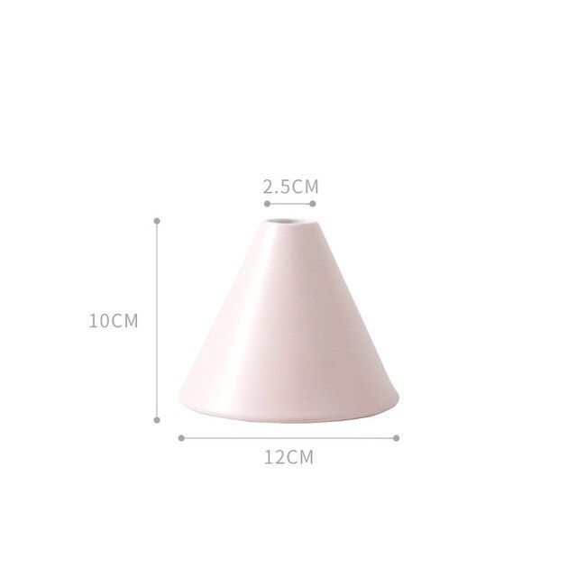 Minimalist Semi-handmade Ceramic Vase