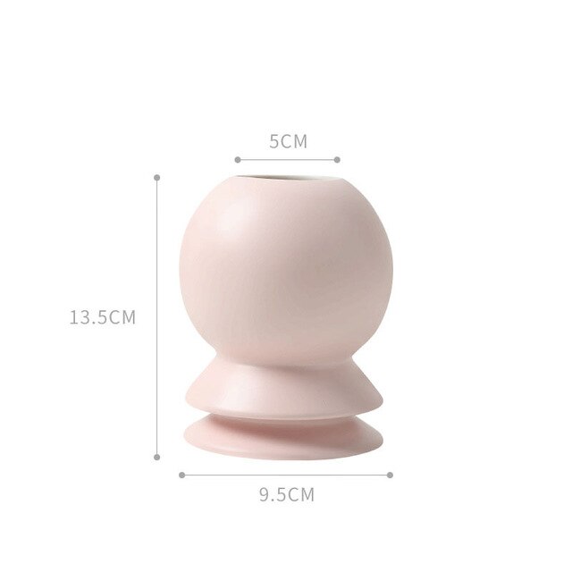 Minimalist Semi-handmade Ceramic Vase