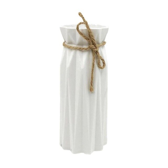 White Plastic Vase