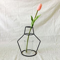 Retro Iron Line Flowers Vase