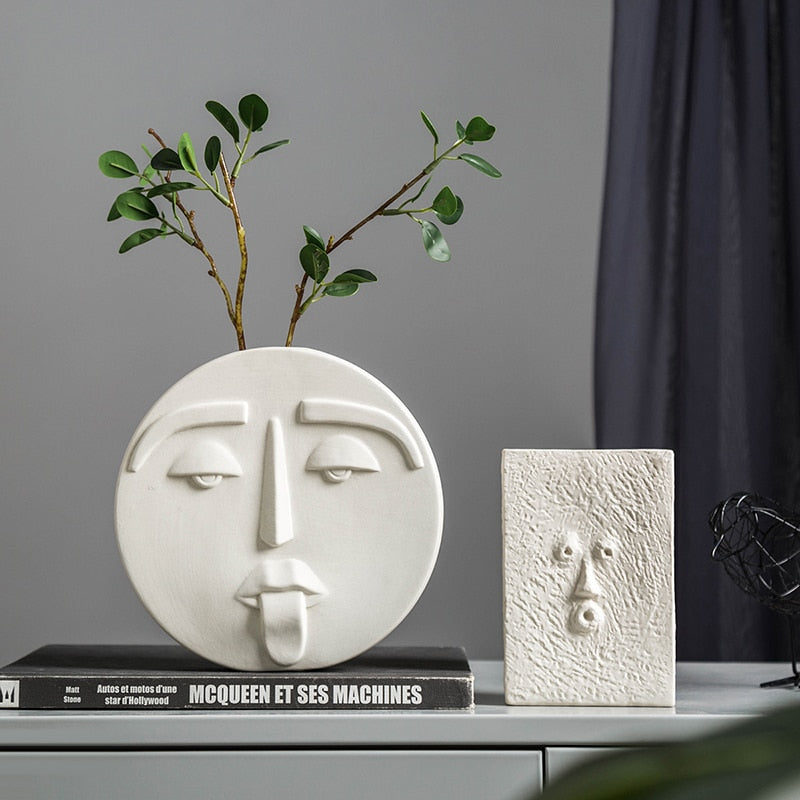 White Ceramic Vase