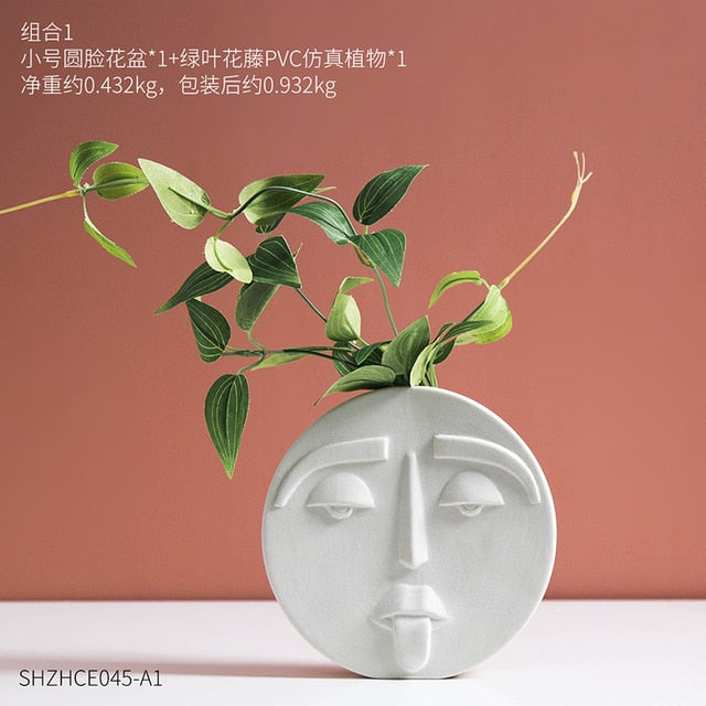 White Ceramic Vase