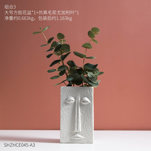 White Ceramic Vase