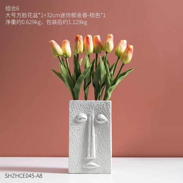 White Ceramic Vase